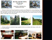 Tablet Screenshot of huntingatbuckland.com